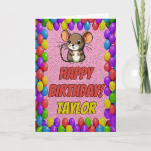 Carte d'anniversaire personnalisée amusante avec u