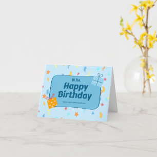 Carte d'anniversaire personnalisée amusante "Your