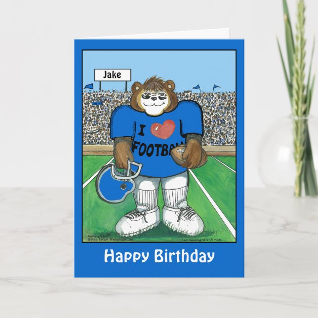 Carte d'anniversaire personnalisée avec couleurs d (Devant)