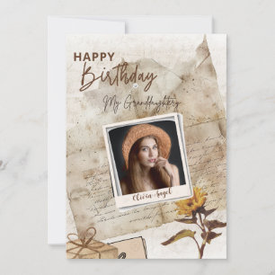 Carte d'anniversaire personnalisée avec photo de g