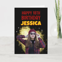 Carte d'anniversaire personnalisée avec photo de s