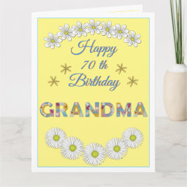 Carte d'anniversaire personnalisée Grandma