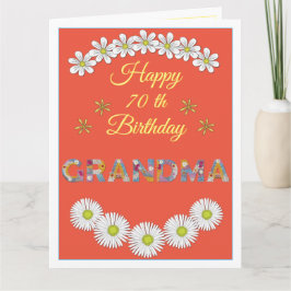 Carte d'anniversaire personnalisée Grandma