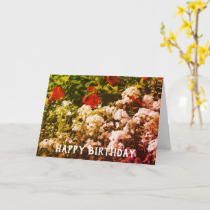 Carte d'anniversaire personnalisée Hibiscus Et Phl