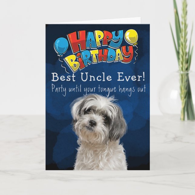 Carte d'anniversaire personnalisée Meilleur oncle  (Devant)