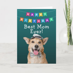 Carte d'anniversaire personnalisée Meilleure maman