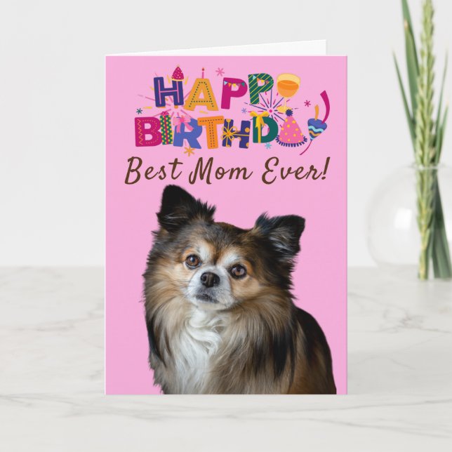 Carte d'anniversaire personnalisée meilleure maman (Devant)