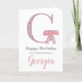 Carte d'anniversaire personnalisée pour elle - Let