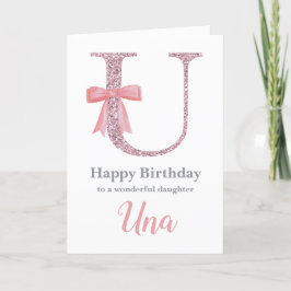 Carte d'anniversaire personnalisée pour elle - Let
