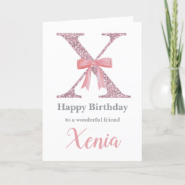 Carte d'anniversaire personnalisée pour elle - Let