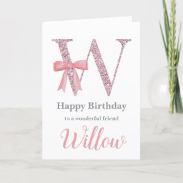 Carte d'anniversaire personnalisée pour elle - Let