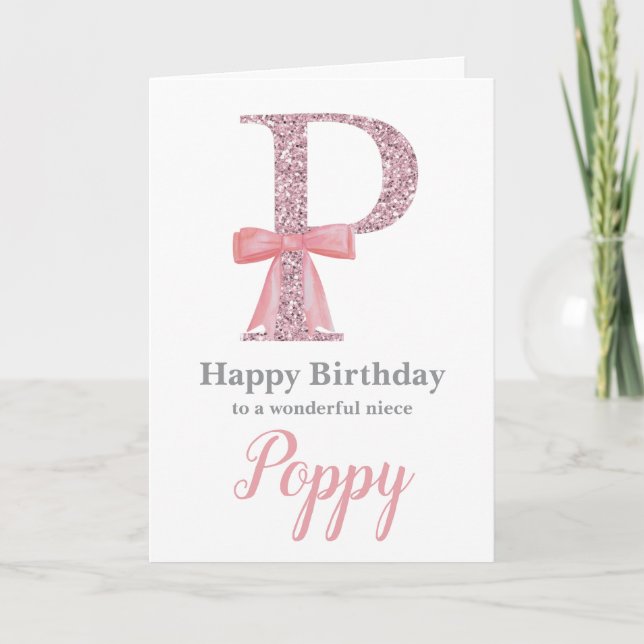 Carte d'anniversaire personnalisée pour elle - Let (Devant)