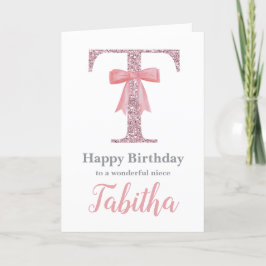 Carte d'anniversaire personnalisée pour elle - Let