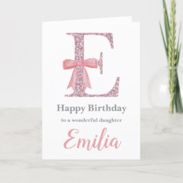Carte d'anniversaire personnalisée pour elle - Let