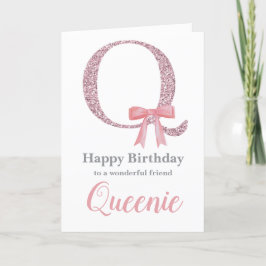 Carte d'anniversaire personnalisée pour elle - Let
