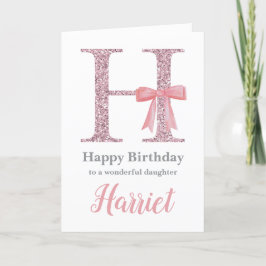 Carte d'anniversaire personnalisée pour elle - Let