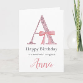 Carte d'anniversaire personnalisée pour elle - Let