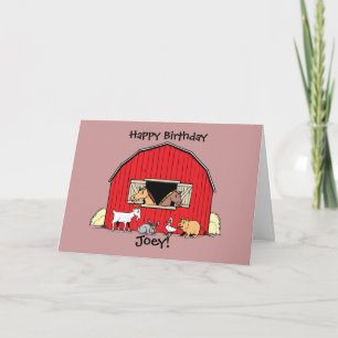 Carte d'anniversaire personnalisée pour enfant ave