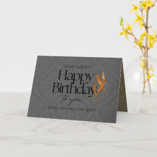 Carte d'anniversaire personnalisée pour les oiseau