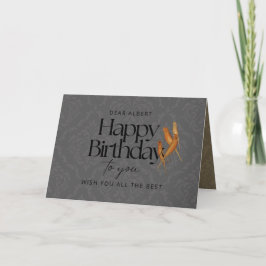 Carte d'anniversaire personnalisée pour les oiseau