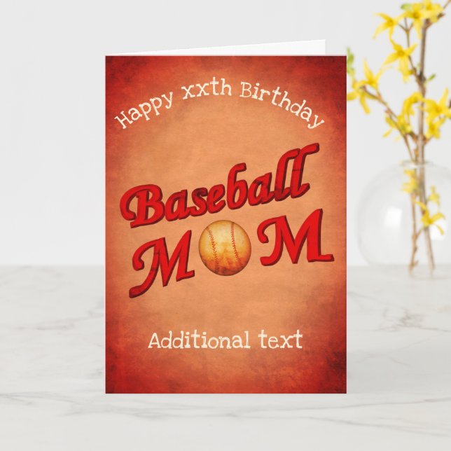 Carte d'anniversaire personnalisée pour maman de b (Fleur jaune)