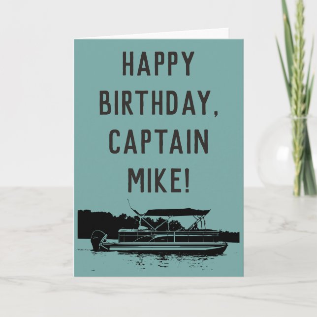 Carte d'anniversaire personnalisée pour propriétai (Devant)