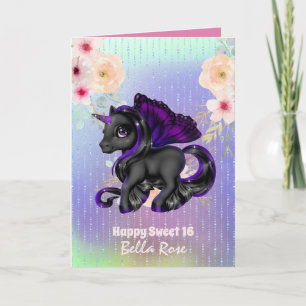Carte d'anniversaire personnalisée pour un Sweet 1