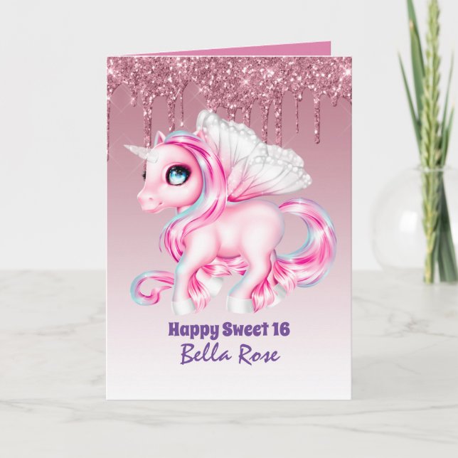 Carte d'anniversaire personnalisée pour une Sweet  (Devant)