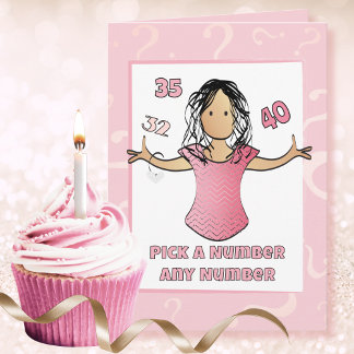 Carte d'anniversaire personnalisée Snarky pour ell