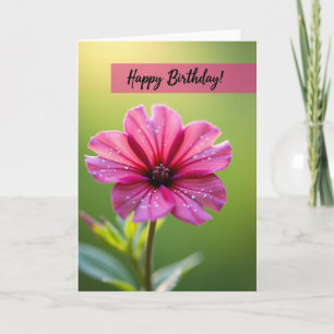 Carte d'anniversaire Pétales ensoleillés