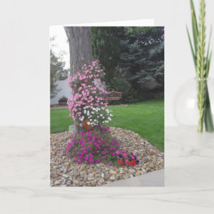 Carte d'anniversaire Petunias