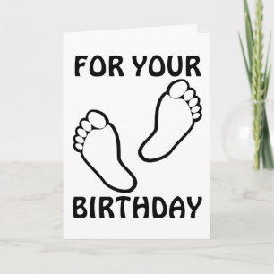 CARTE D'ANNIVERSAIRE PIED RUB