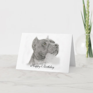 Carte d'anniversaire Pit Bull