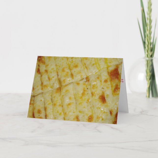 Carte d'anniversaire "Pizza Frie" (Devant)