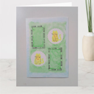 Carte d'anniversaire pliée