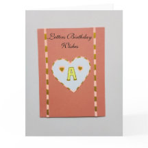 Carte d'anniversaire pliée