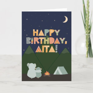Carte d'anniversaire pour Aita