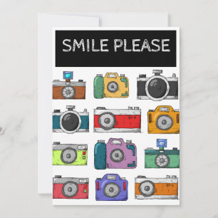Carte d'anniversaire pour amateur d'appareil photo