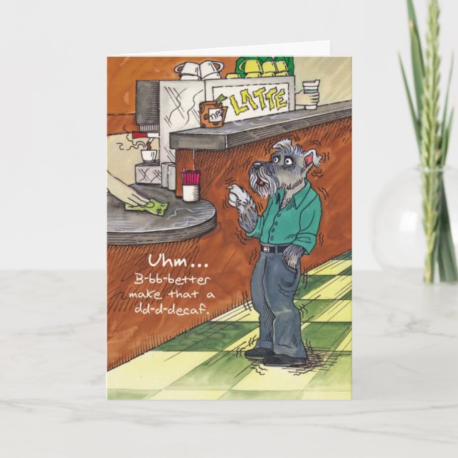 Carte d'anniversaire pour Amoureux des chiens - De (Devant)