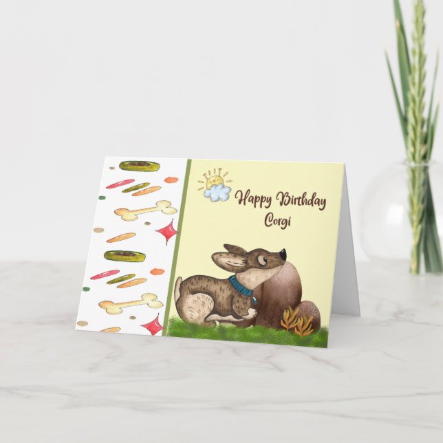 Carte d'anniversaire pour animaux de compagnie pou (Devant)