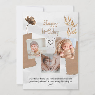 Carte d'anniversaire pour bébé