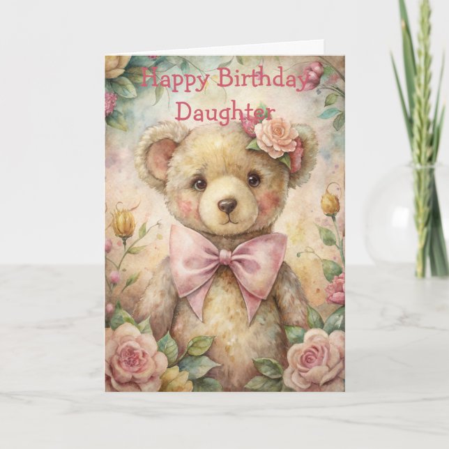 Carte d'anniversaire pour bébé mignonne (Devant)