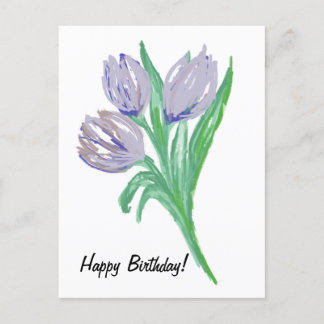 Carte d'anniversaire pour elle 5" x 7" Carte de vœ