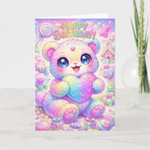 Carte d'anniversaire pour enfants avec un chiot ar