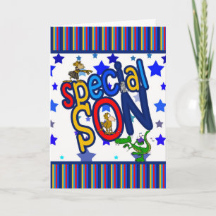 Carte d'anniversaire pour Fils, Fils spécial