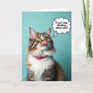 Carte d'anniversaire pour gâteau