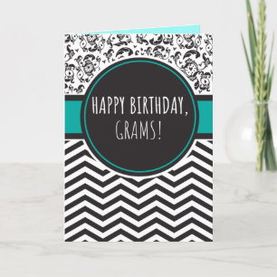 Carte d'anniversaire pour Grams