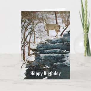 Carte d'anniversaire pour hommes Shoal Creek en hi