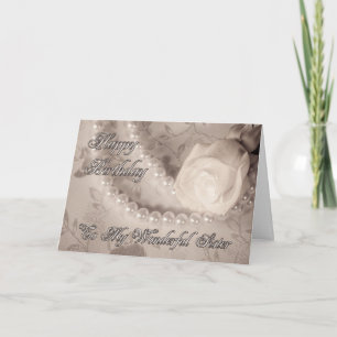 Carte d'anniversaire pour la soeur