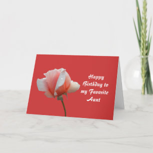 Carte d'anniversaire pour la tante préférée